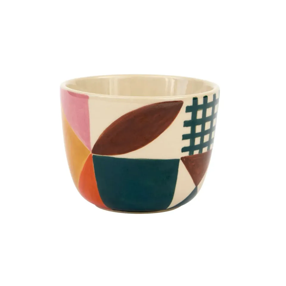 Donna Wilson Glypha Cup Tasse Steinzeug gemustert