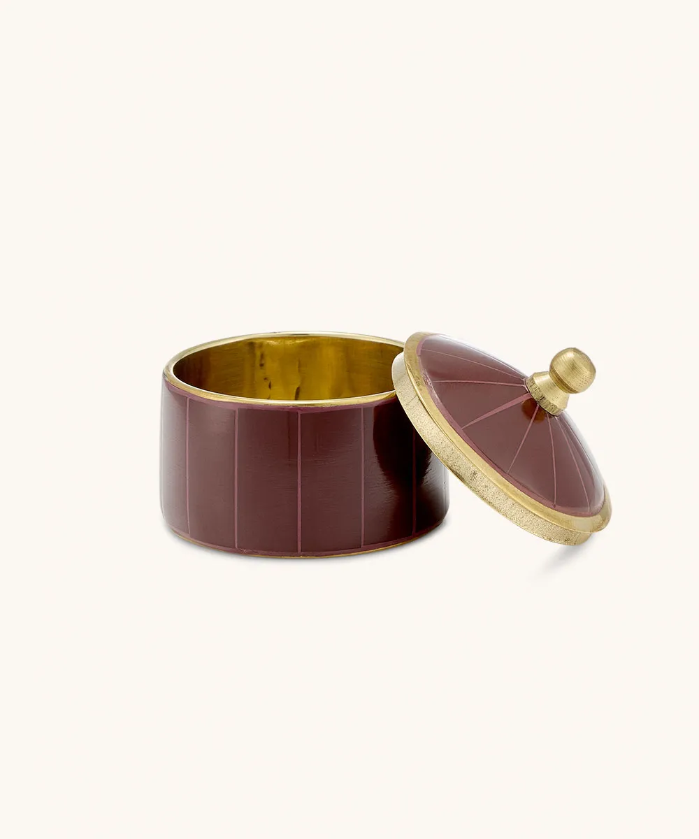 Doing Goods Bailey Petite Rouge Bordeaux Schmuckdose Bordeaux