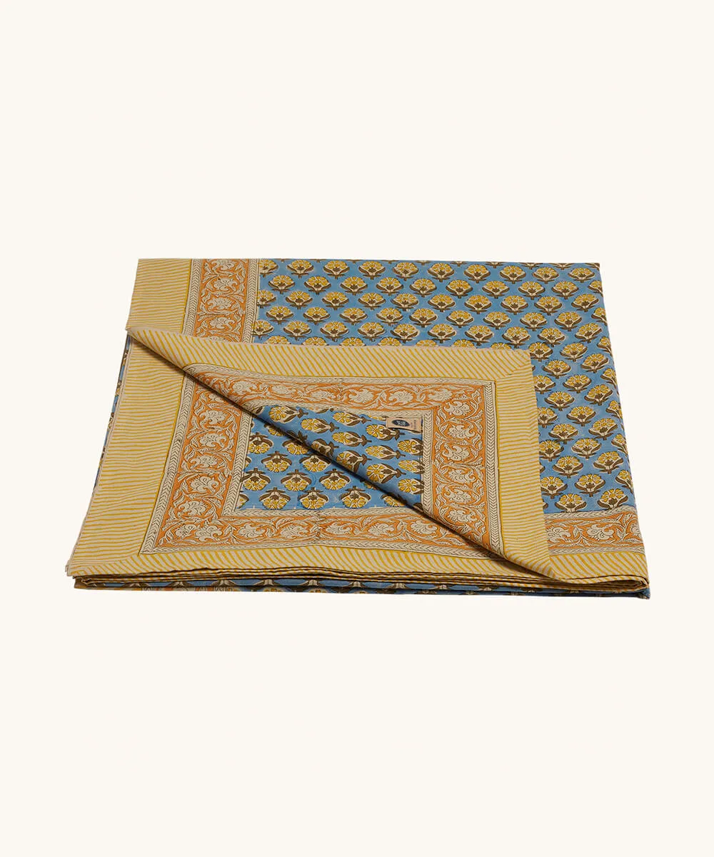 Doing Goods Emma Blau Single Plaid Decke Baumwolle Beutel