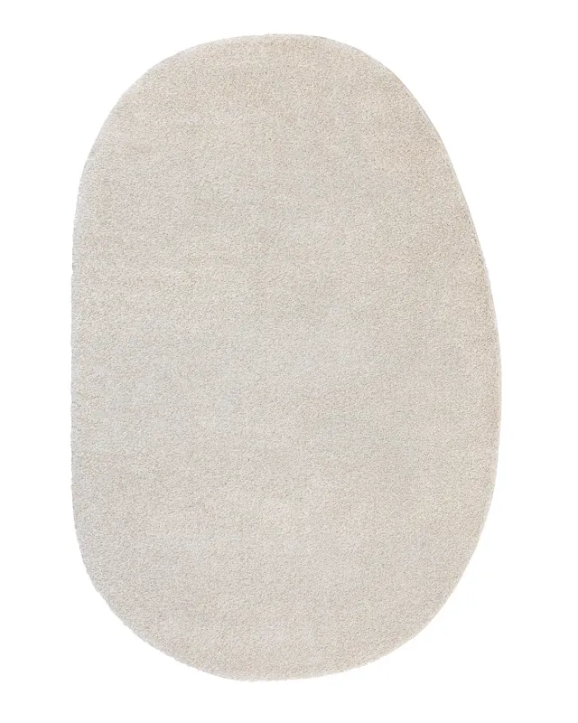 HC Interior Iceland 3701-100 Teppich Ivory Oval Wolle
