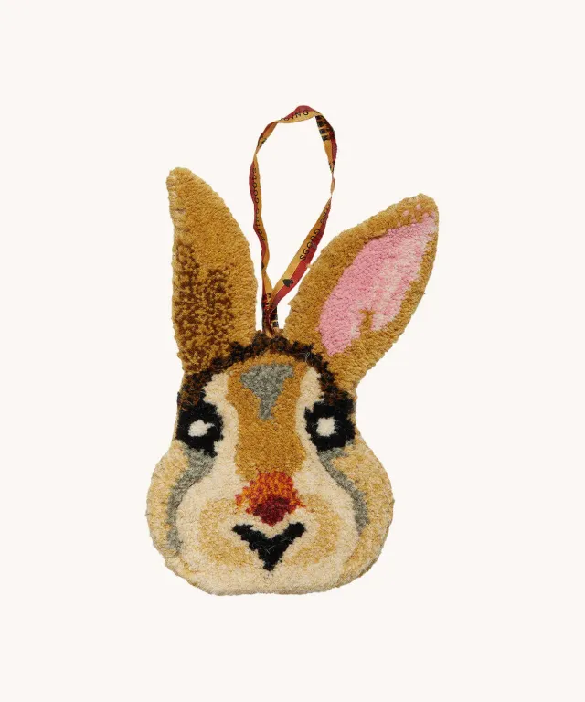 Doing Goods Betty Hase Wandanhänger Wolle mit Baumwolle