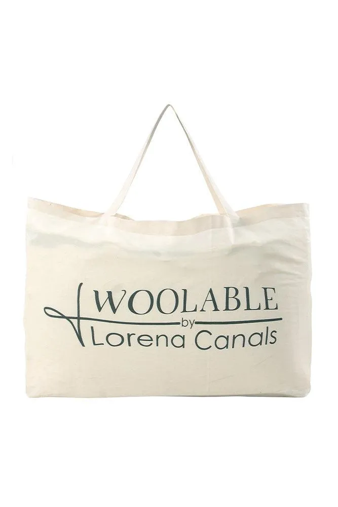Lorena Canals Woolable Rose Tea Teppich rund Ø160 cm rosa