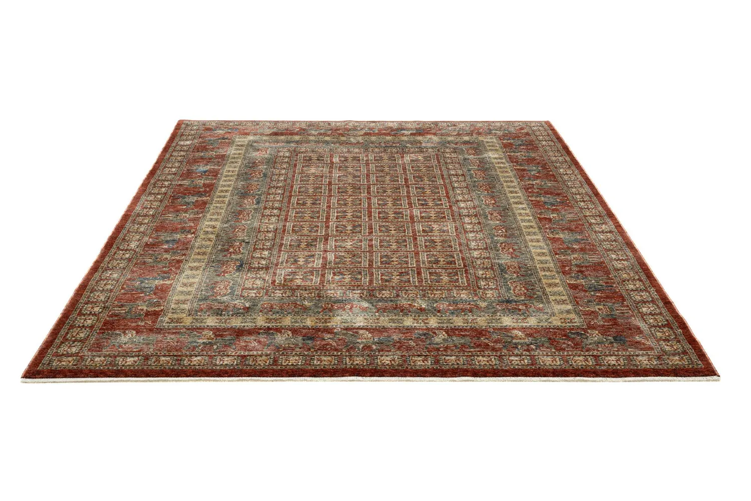 THEKO Beatrice Teppich 40x60 cm Rot Polyester