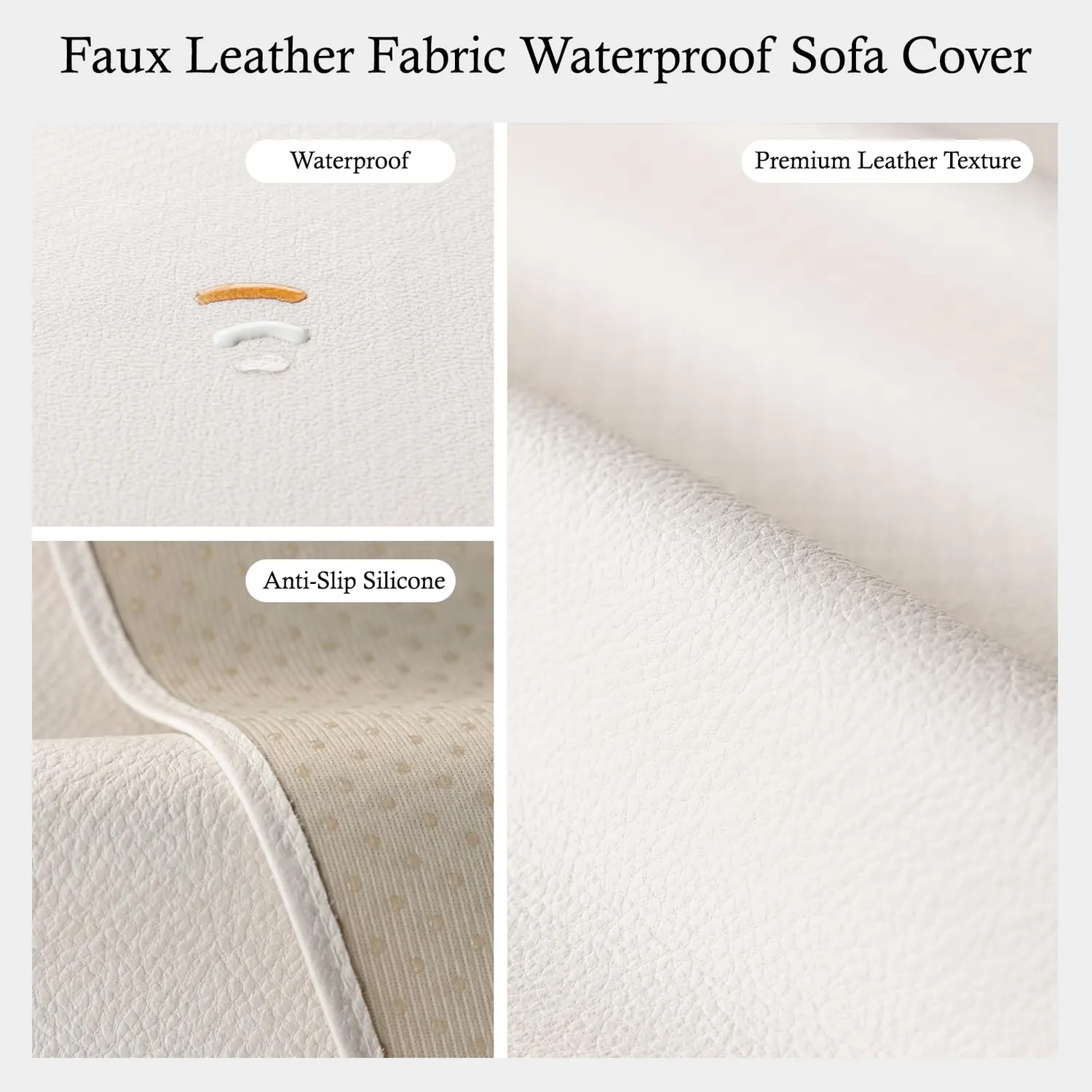HonunGron Sofabezug 70x70 cm Beige wasserdicht
