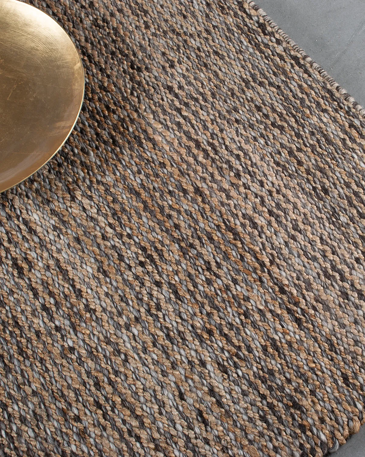 HC Interior Rugs Malta 7550-276 Teppich Grey Brown Nature handgewebt