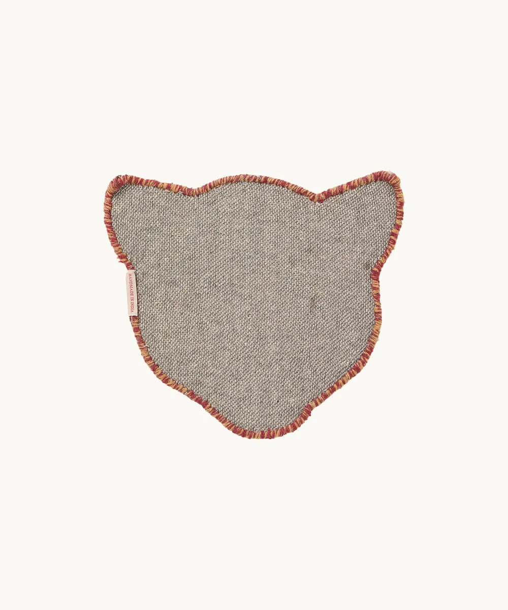 Doing Goods Tula Tigerkopf Teppich Wolle Salbei