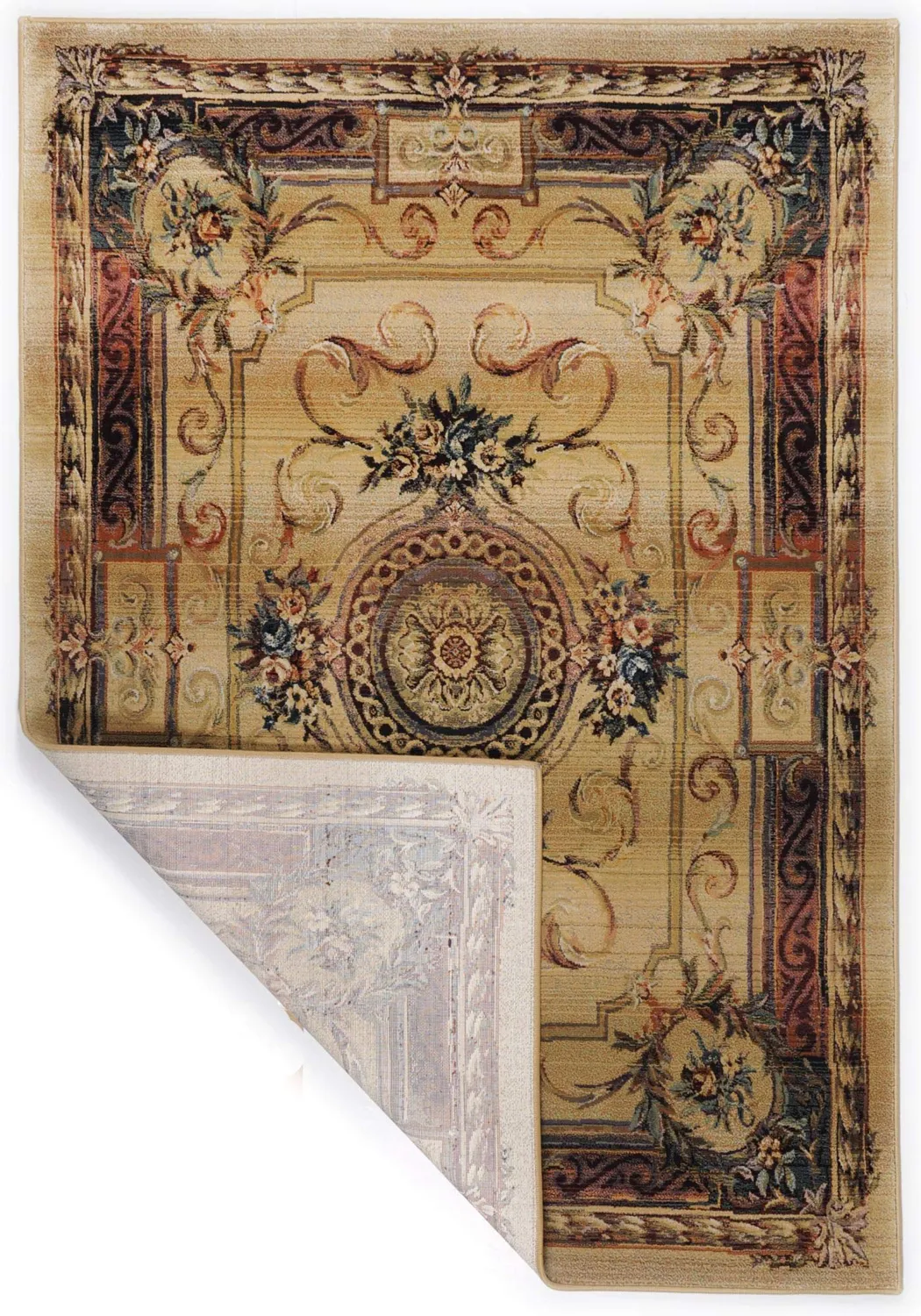 THEKO Gabiro Bettumrandung 68x570 cm Beige Vintage