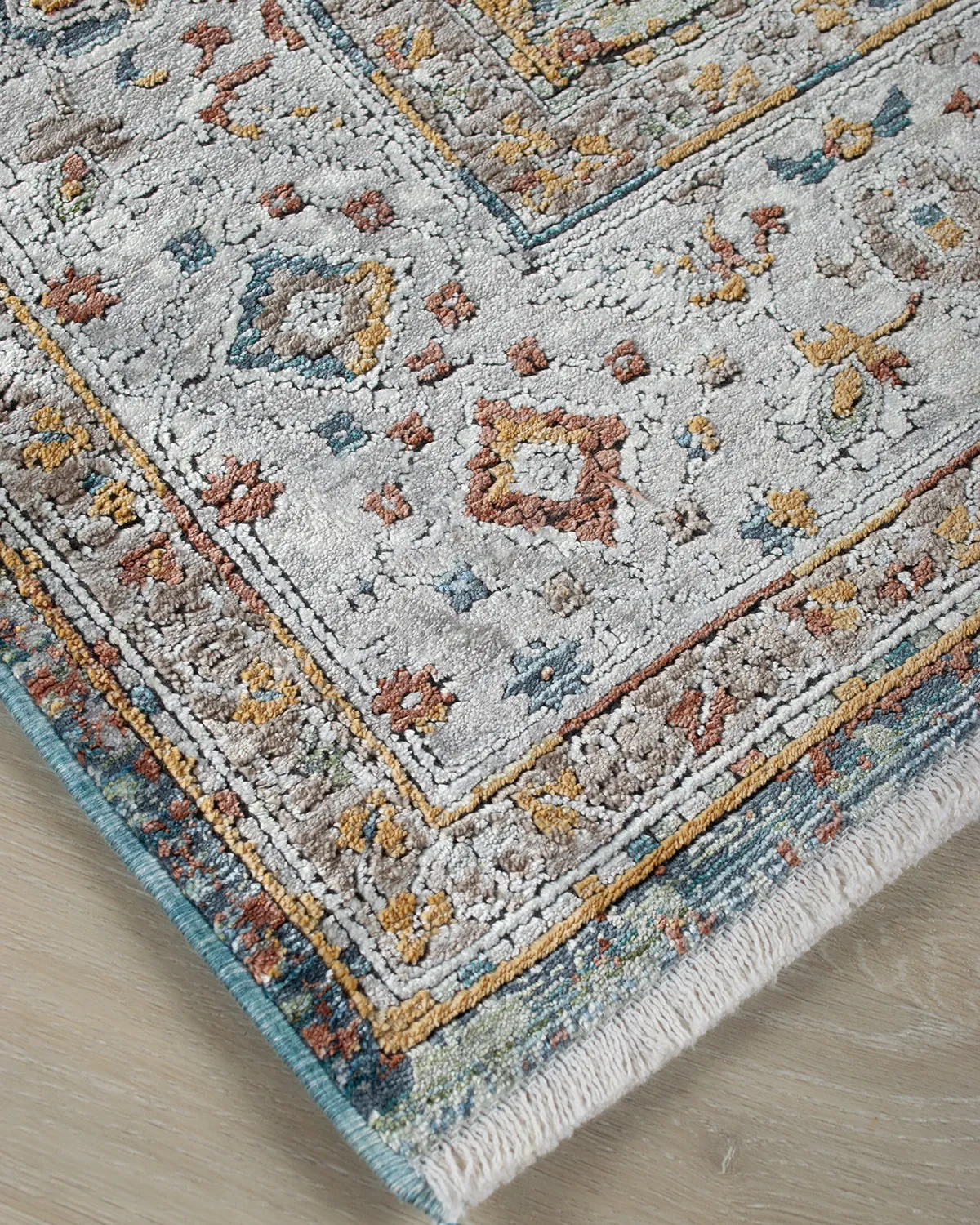 HC Interior Rugs Norwich 4477-385 Teppich Multi Viskose