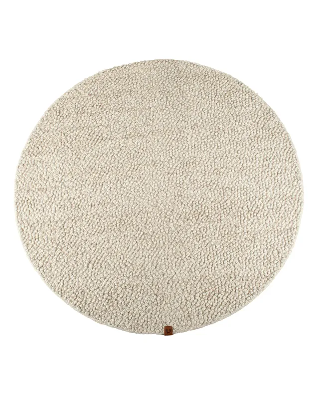 HC Interior Rugs Pebble 4550-055 Teppich Beige Wollteppich