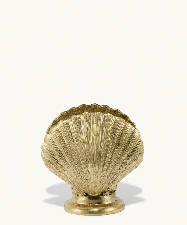 Doing Goods Scarlett Muschel Tischlampe Gold E27