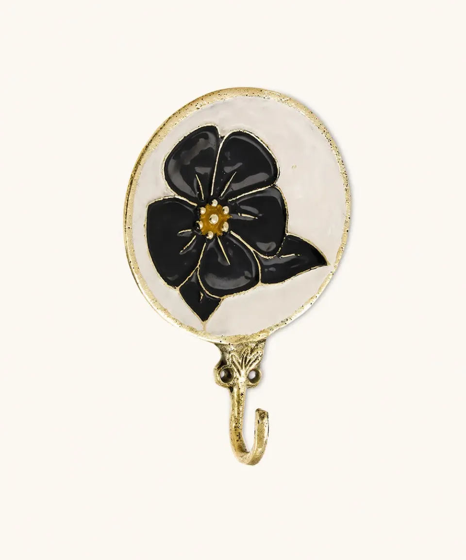 Doing Goods Fleur Lina Wandhaken 16,5cm Retro