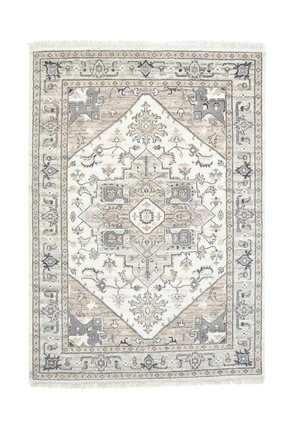 THEKO Luxus Vintage Natur Versian Teppich 40x60