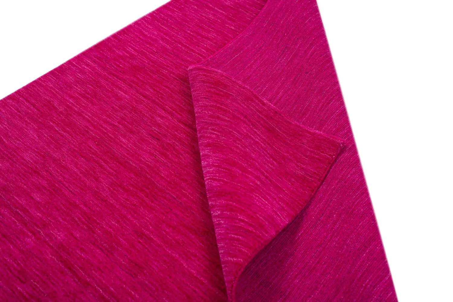 THEKO Holi Teppich 40x60 Pink Schurwolle handgewebt modern