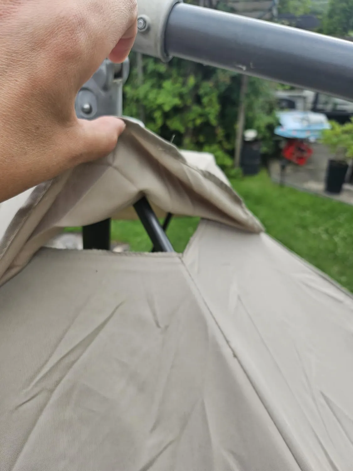 HonunGron Sonnenschirm Ersatzbezug Polyester UV-Schutz