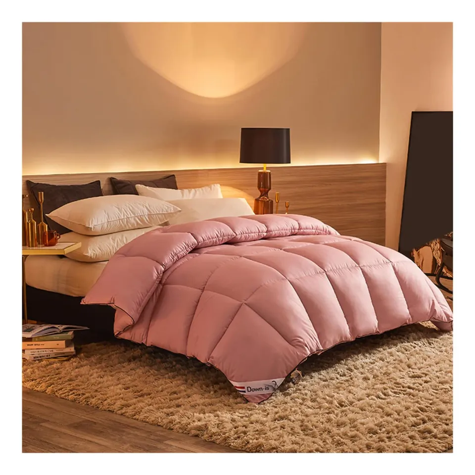 HonunGron Daunendecke Winter 200x230 Rosa 3 kg Daunen