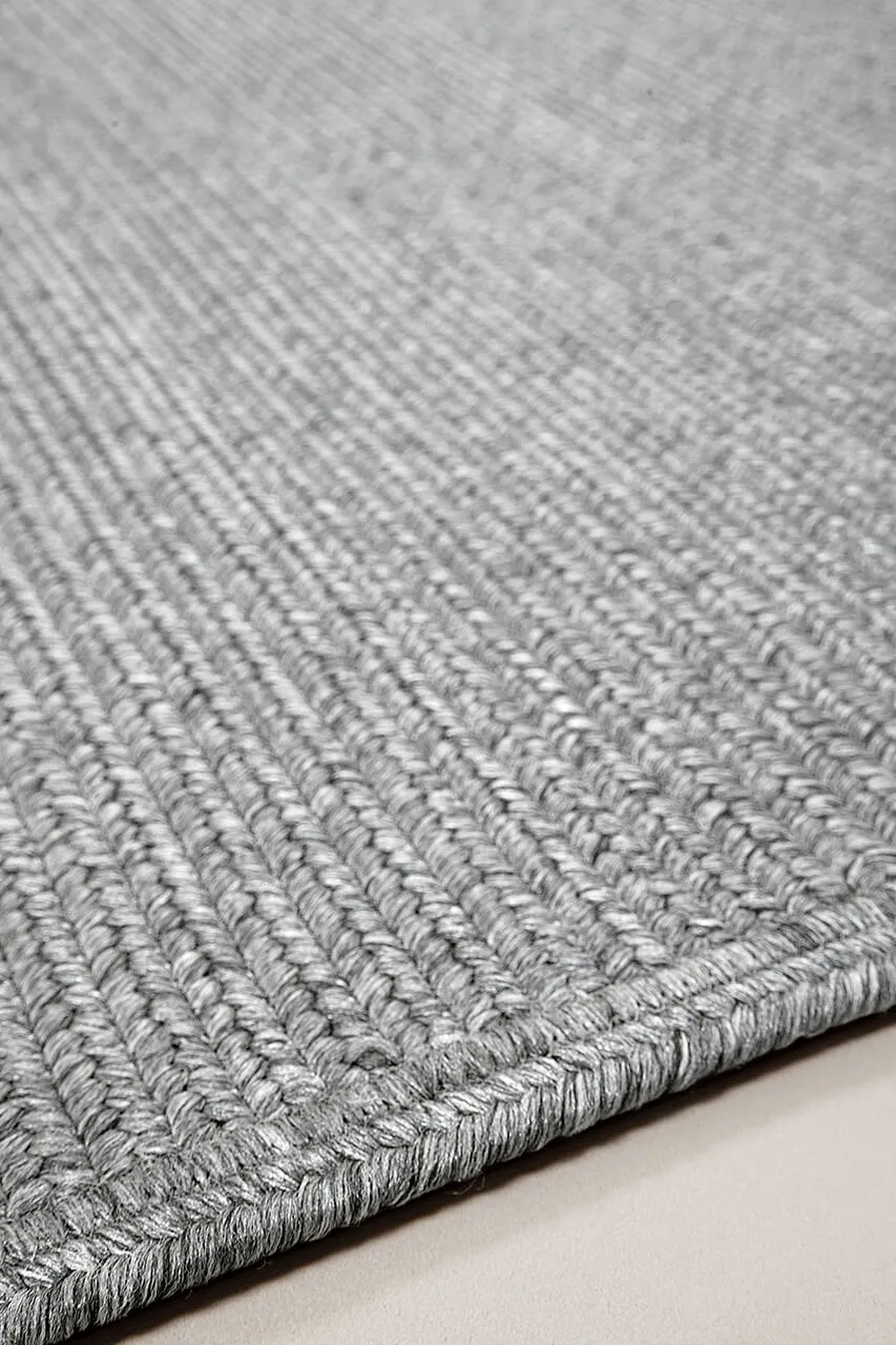 Amini Plain Teppich 300x200 Grey Outdoor