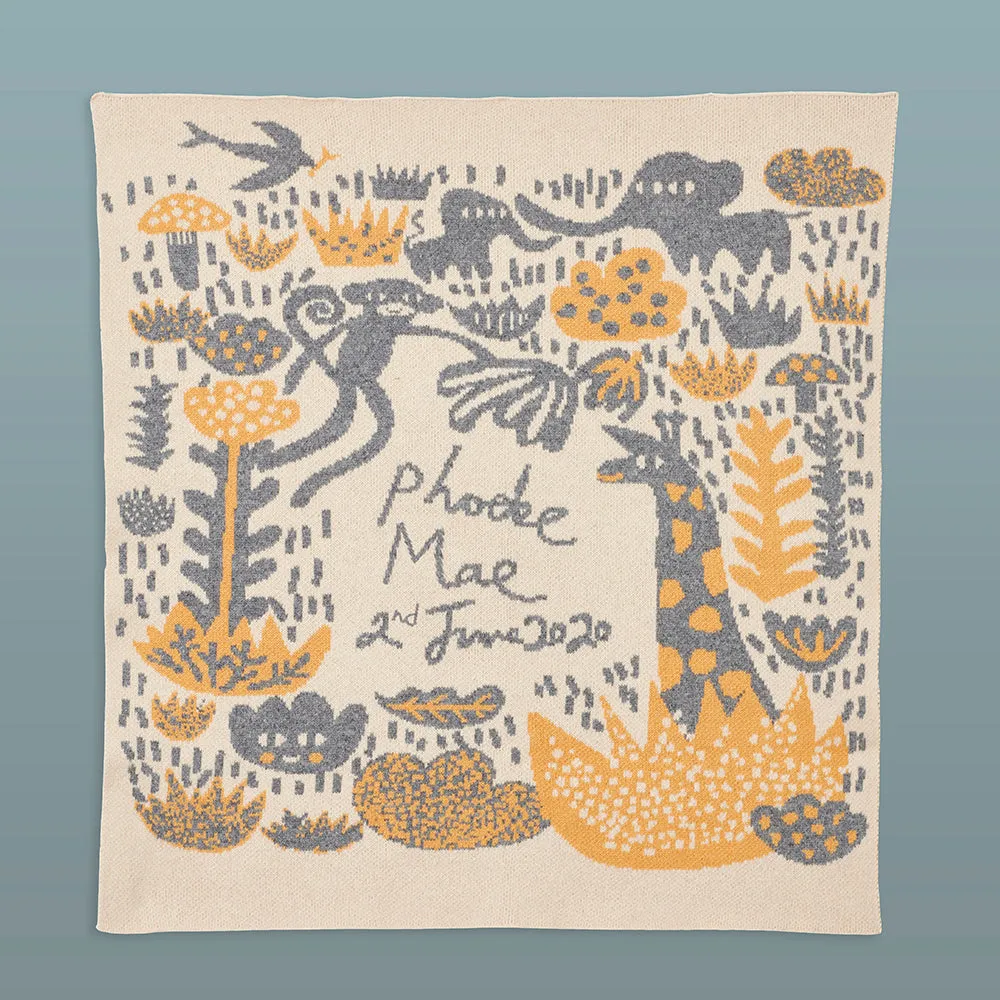 Donna Wilson Menagerie Babydecke Lammwolle Name