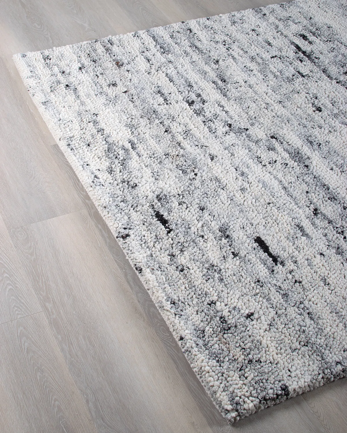 HC Interior Rugs York 3140-202 Teppich White Black Wollteppich