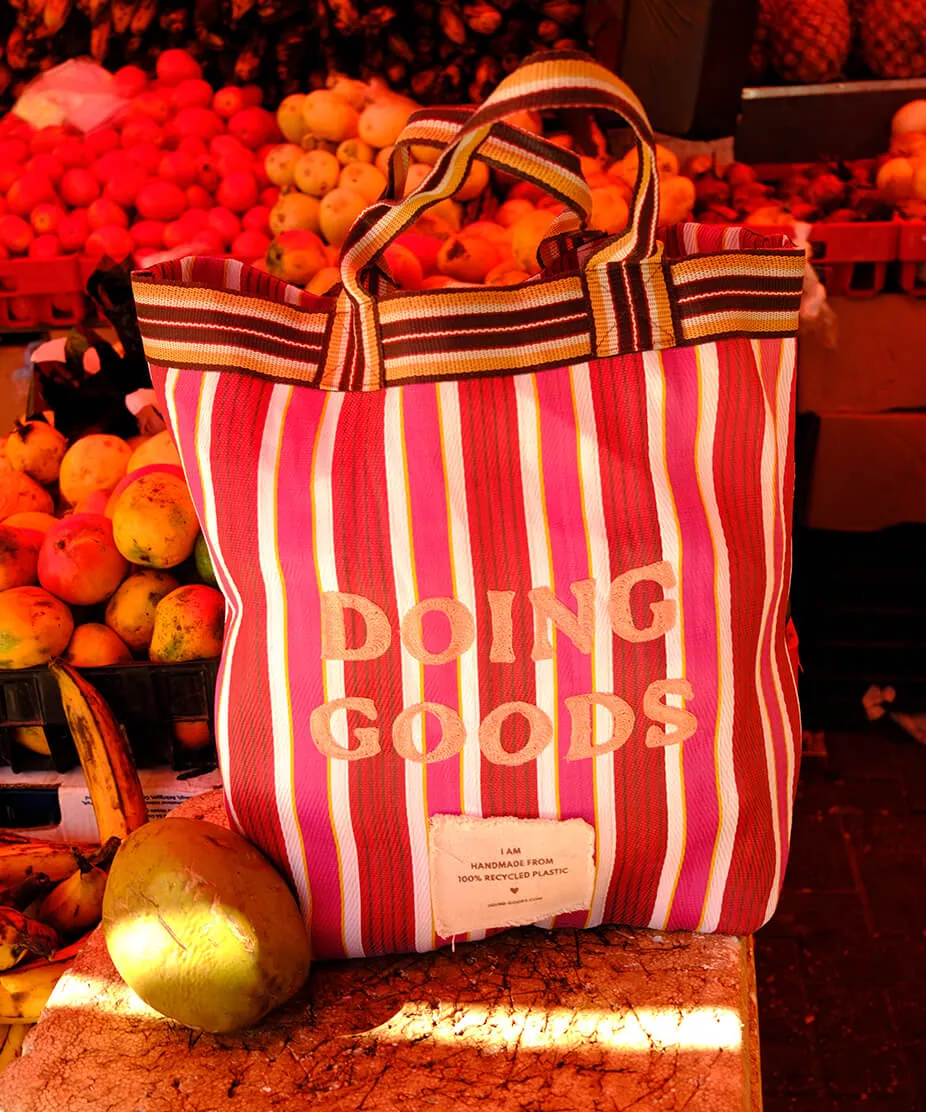 Doing Goods Barry Rose Strandtasche Rosa 77 cm