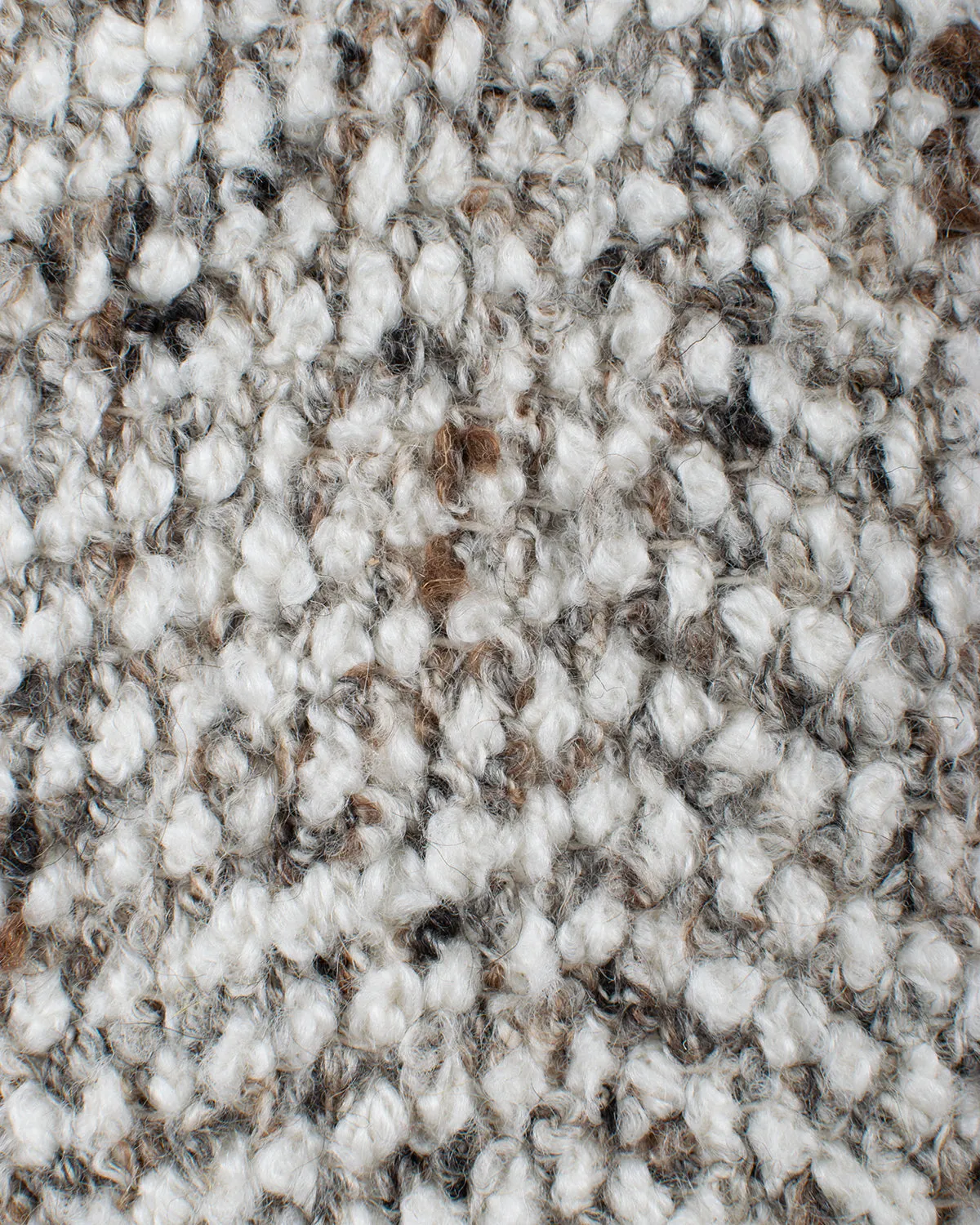 HC Interior Rugs Dover 1732-203 Teppich Weiß-Stein 200x290 Wolle
