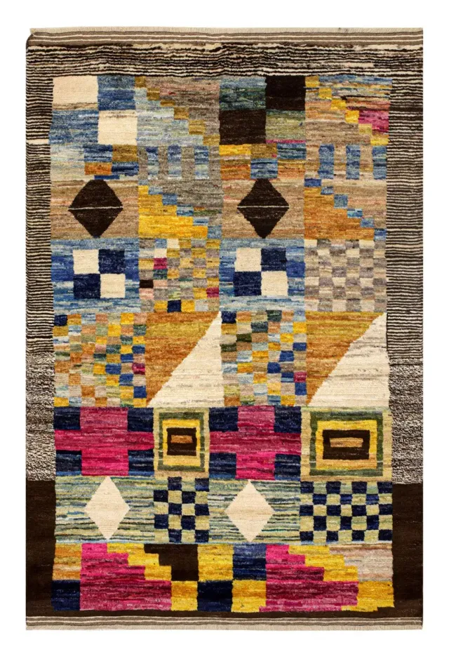 Amini Taimany 8281783 Teppich 185x128 handgeknüpft