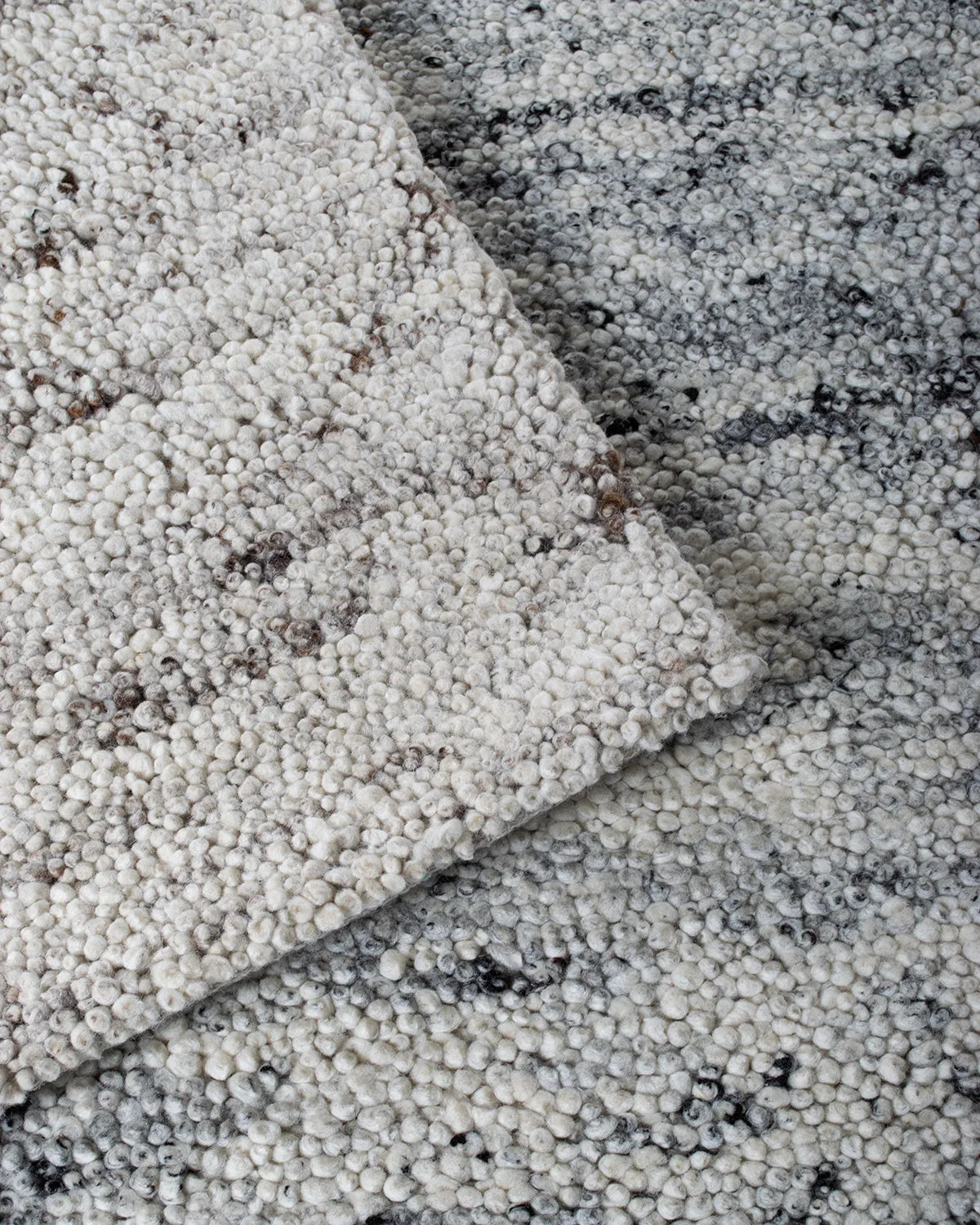 HC Interior Rugs York 3140-202 Teppich White Black Wollteppich