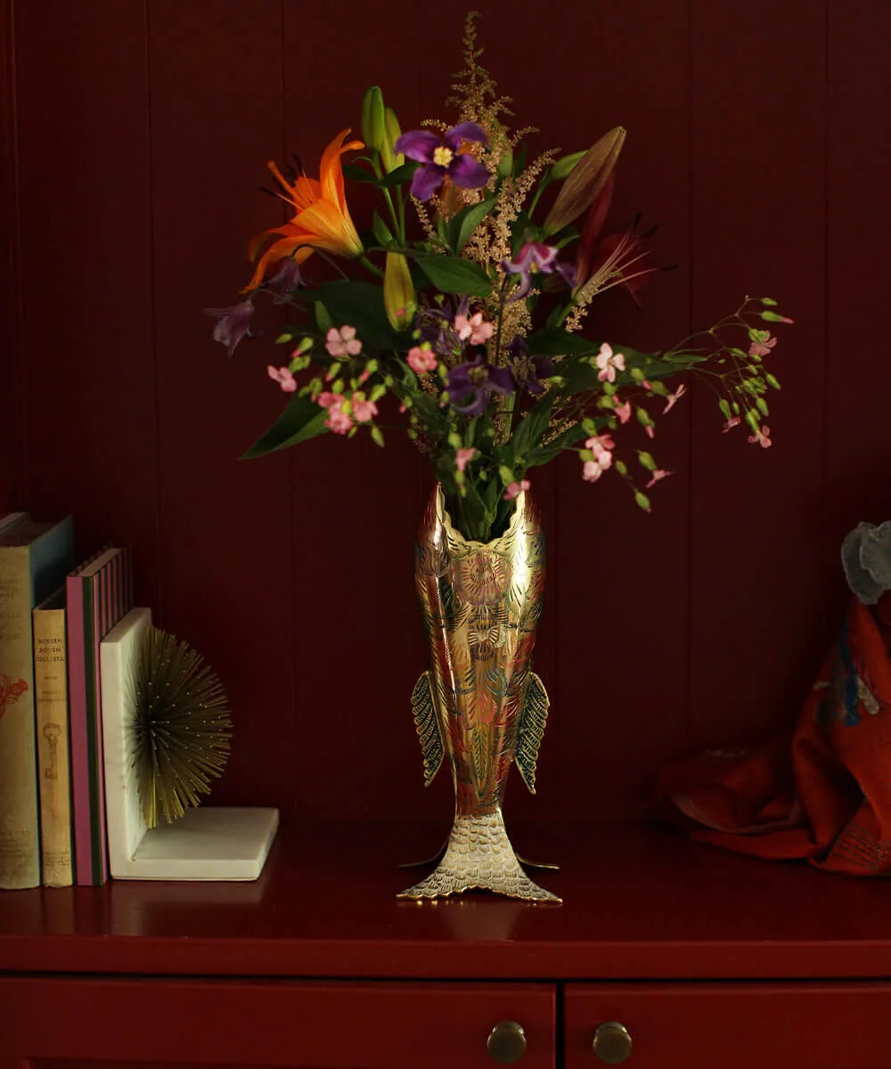 Doing Goods Miracle Fisch Vase Blumenvase handgemacht