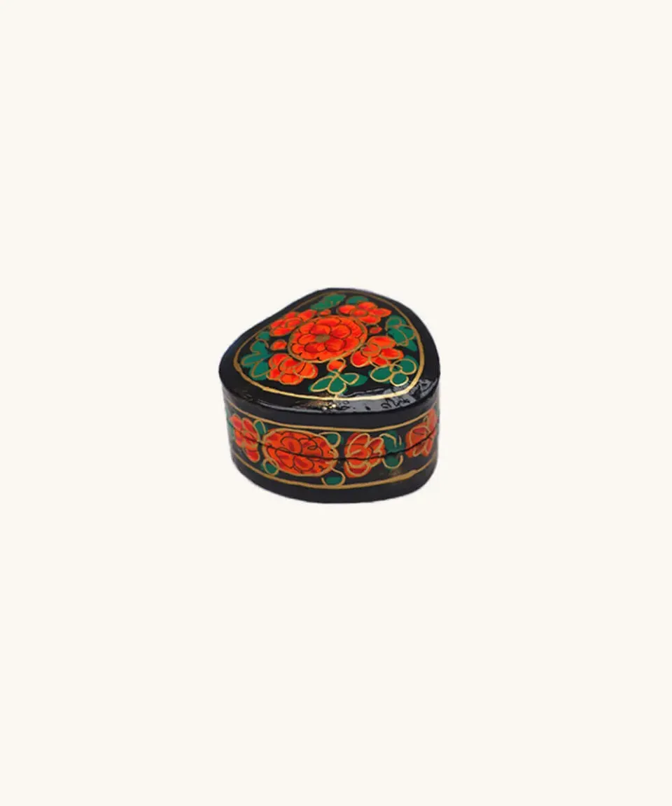 Doing Goods Paper Mache Box Small Dose Schwarz Pappmachee