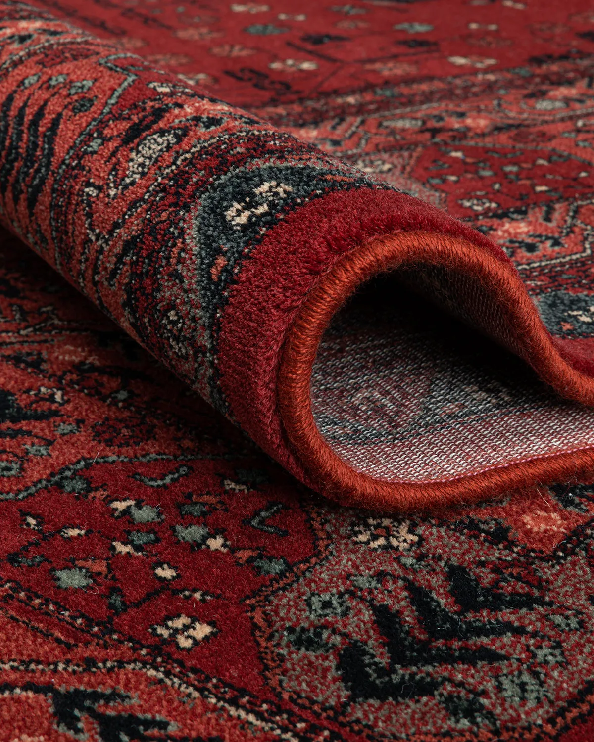 HC Interior Rugs Napoleon 43002-300 Teppich Red Wilton-Wolle