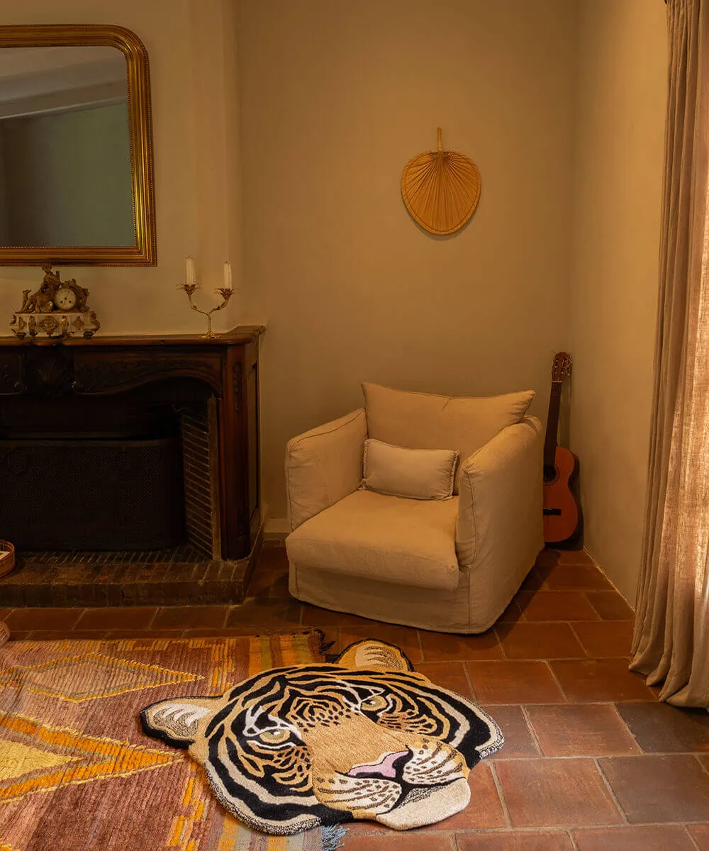 Doing Goods Tapis Amis Rajah Tiger Large Teppich Wolle