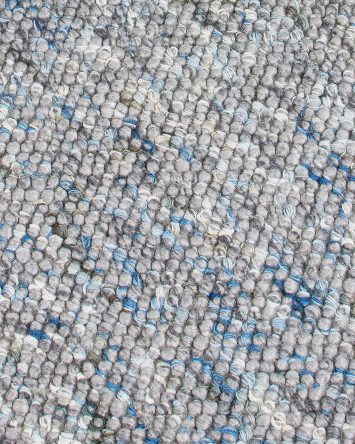 HC Interior Rugs Oxford 2200-030 Teppich Graublau Wolle