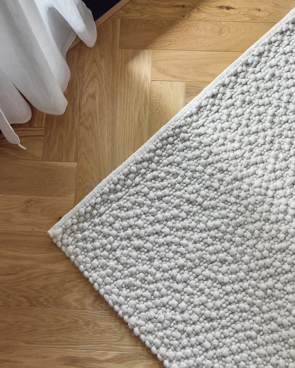 HC Interior Rugs Pebble 4550-060 Teppich Ivory Wolle