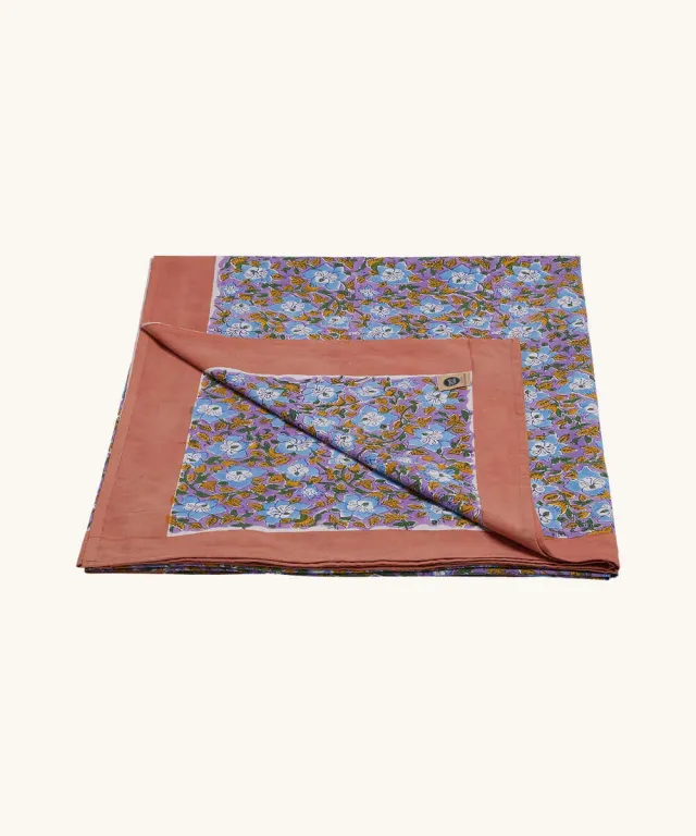 Doing Goods Alyssa Double Plaid Decke mit Beutel Baumwolle