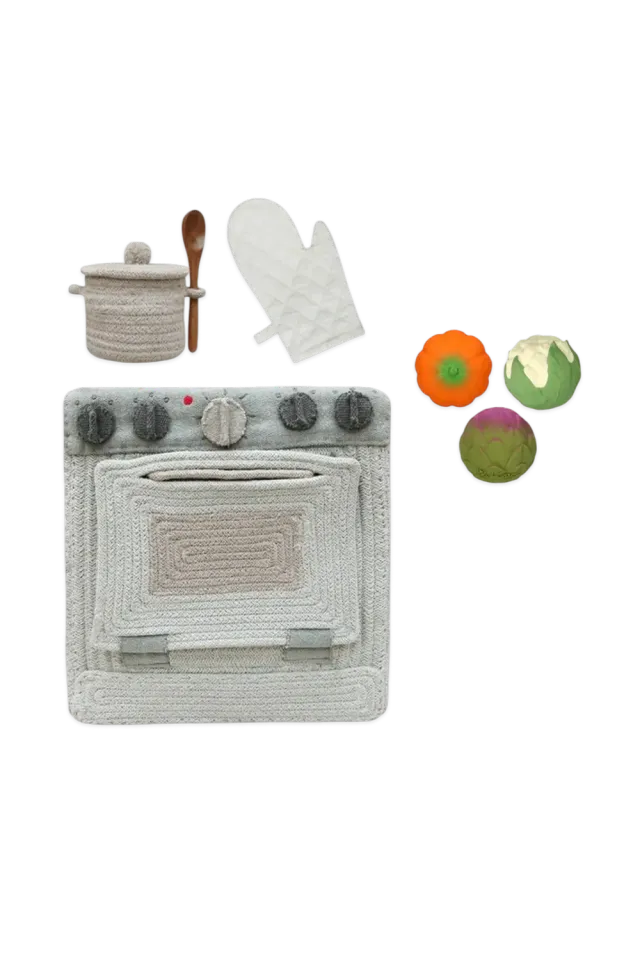 Lorena Canals The Kitchen Set Spielset Textil für Kinder