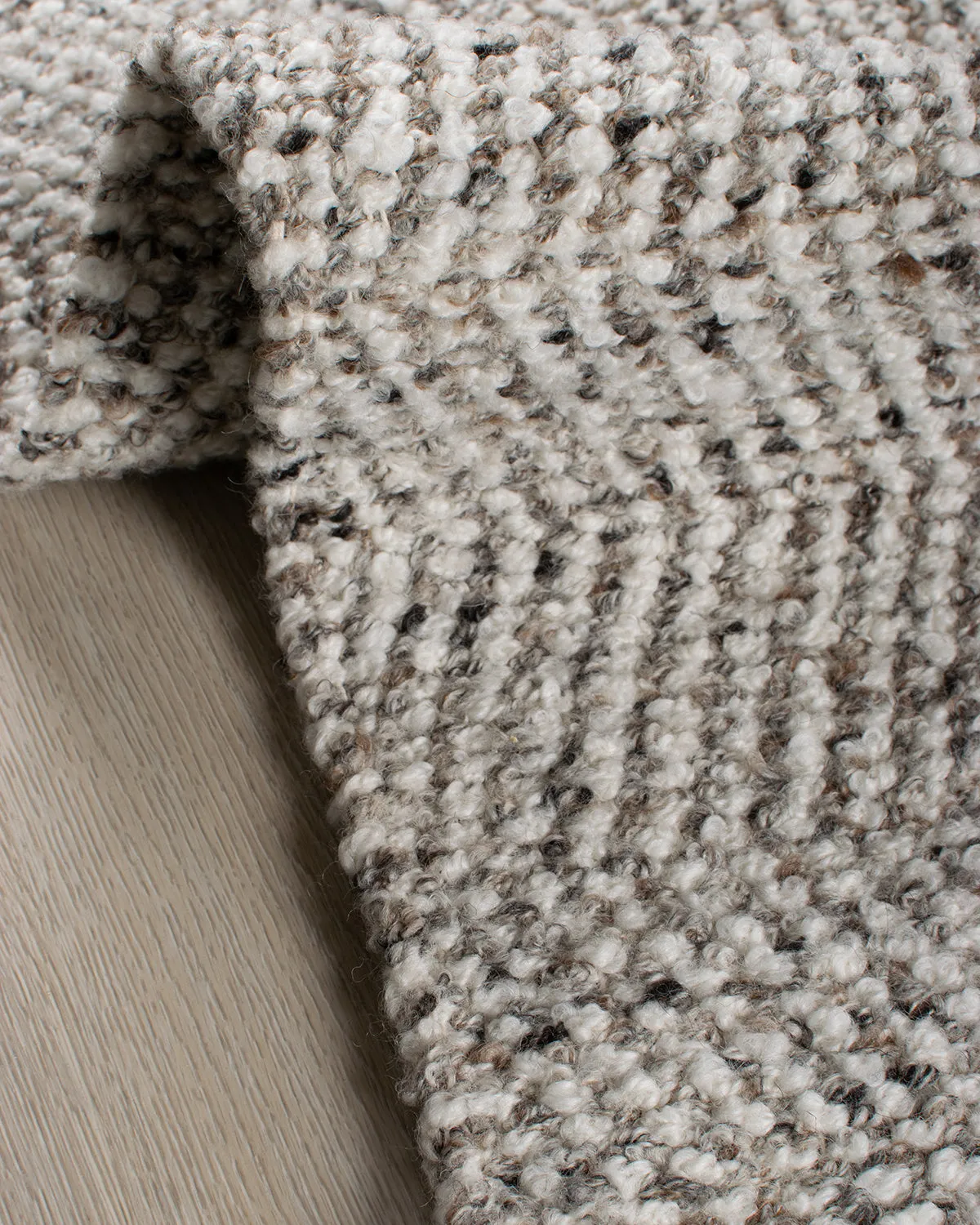 HC Interior Rugs Dover 1732-203 Teppich Weiß-Stein 200x290 Wolle