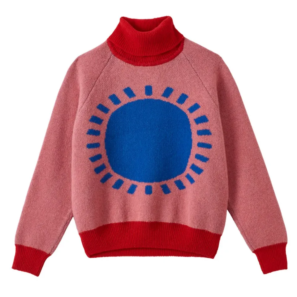 Donna Wilson Sunshine Pullover Pink Lambswool