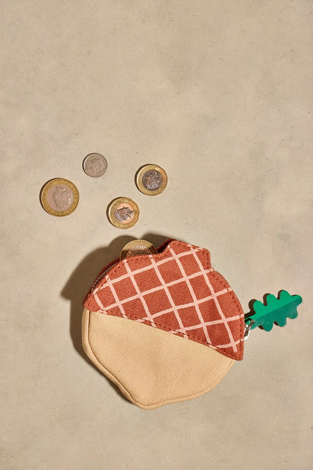 Donna Wilson Acorn Mini Pouch Täschchen Baumwolle