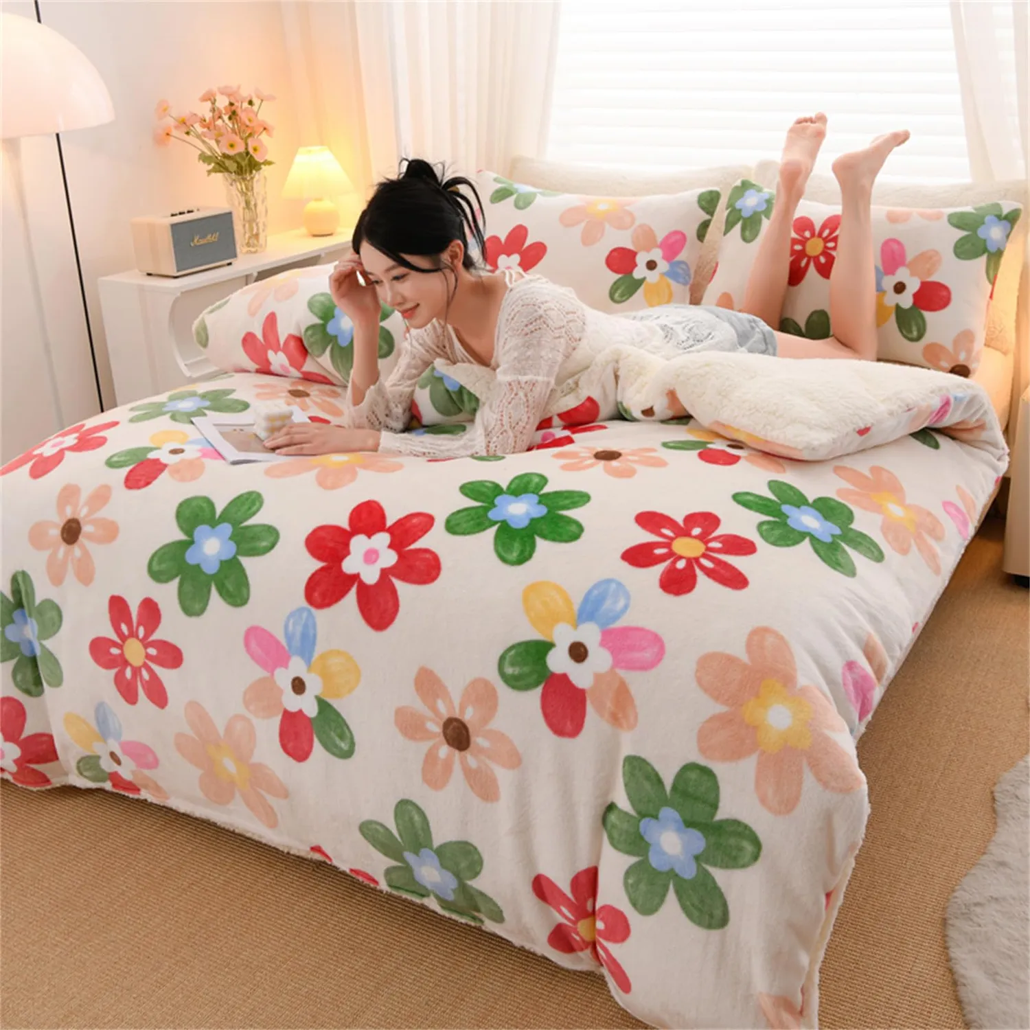 HonunGron Sherpa Bettdecke Winter B 150x200cm 3kg warm