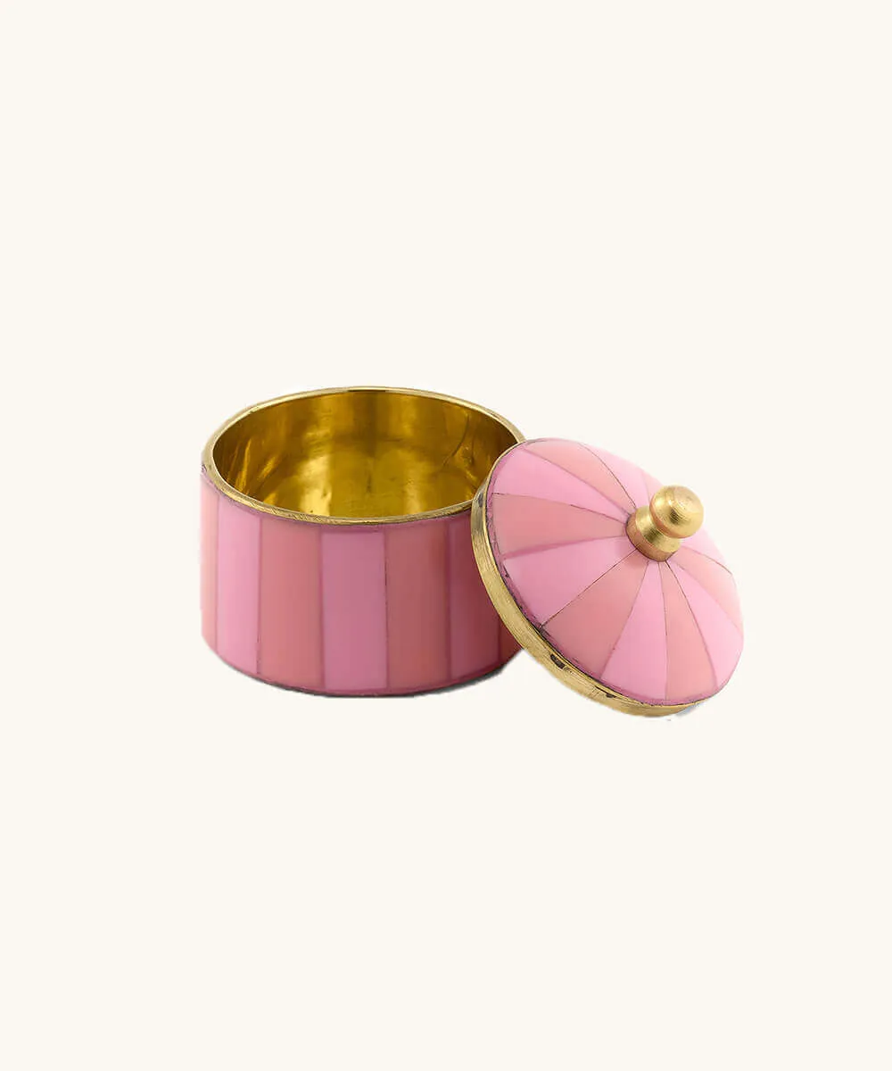 Doing Goods Bailey Petite Rose Schmuckkästchen rosa Messing