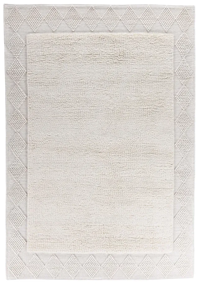 THEKO Bergen Wollteppich Natur 70x140 cm Schurwolle