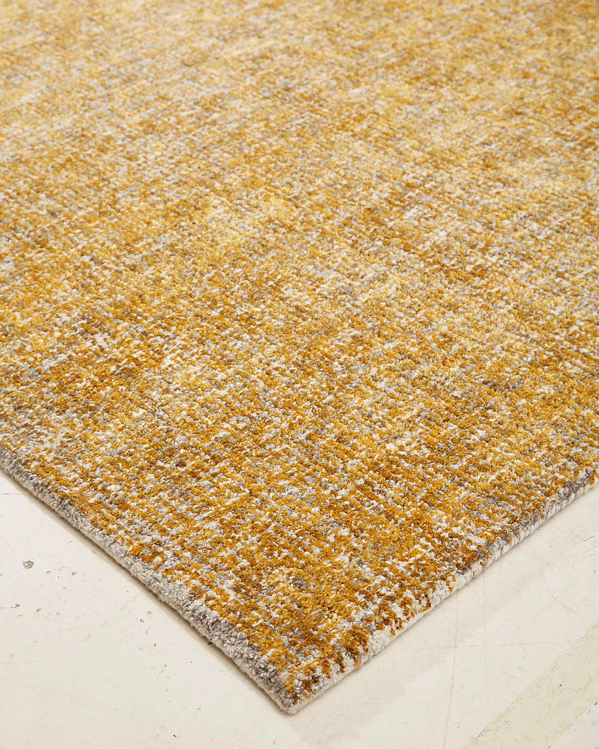 HC Interior Rugs Dundee 8124-080 Teppich Weiß-Gelb Tuft