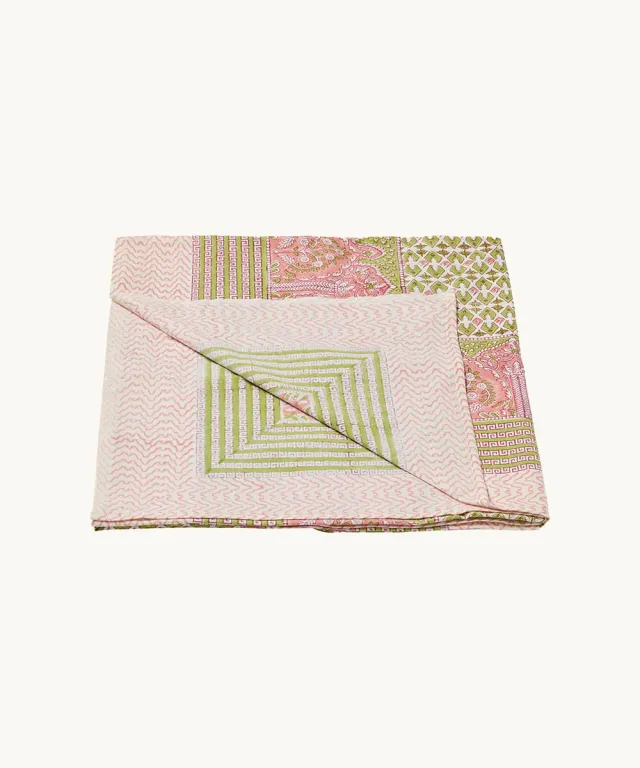 Doing Goods Maharadja Double Tagesdecke Baumwolle mit Tasche