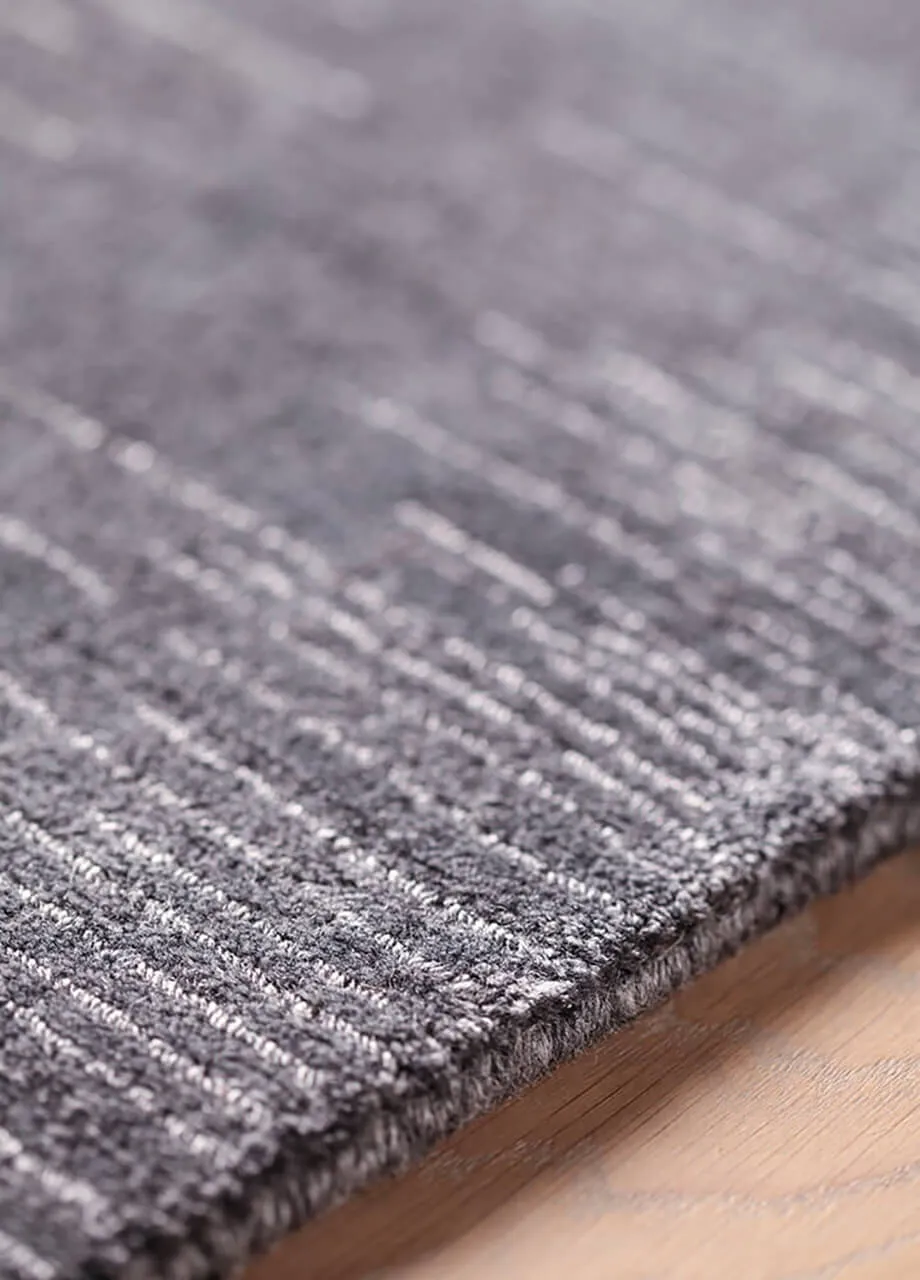 Amini Shiver Teppich 240x170 Grey Viskose