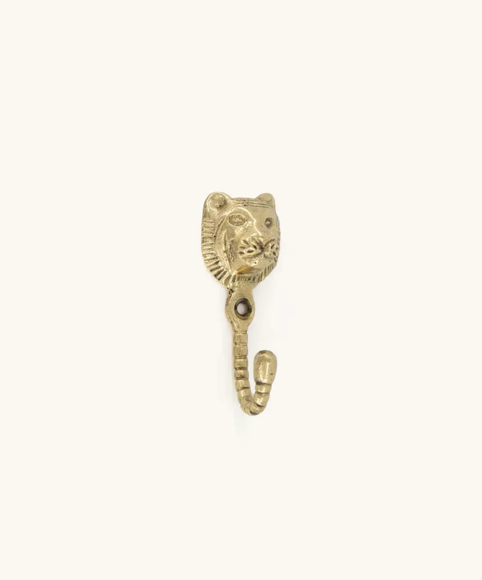 Doing Goods Sunshine Tiger Wandhaken Messing Tiger