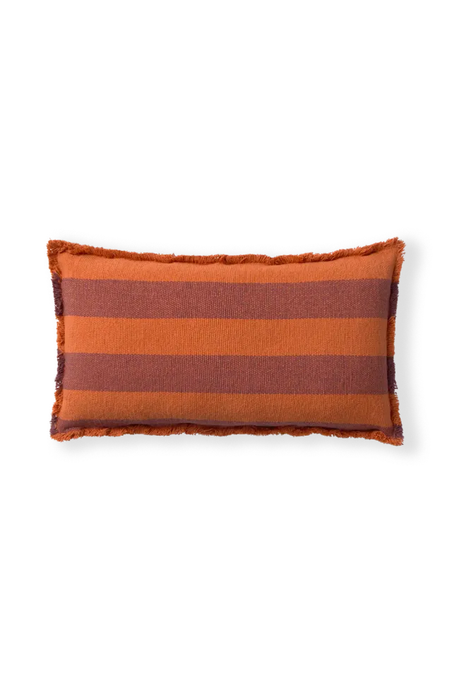 Lorena Canals Lines Kissen 30x50 cm Terracotta