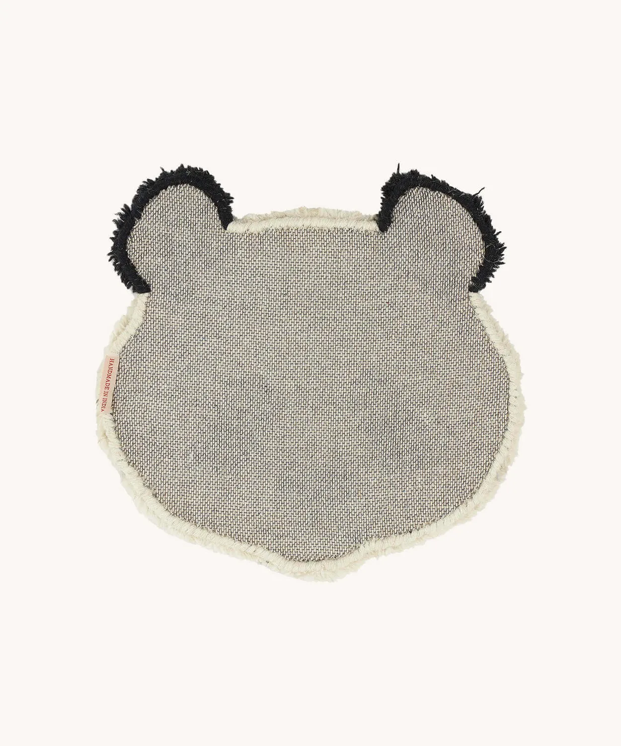 Doing Goods Plumpy Panda Teppich Wolle Tierkopf rund