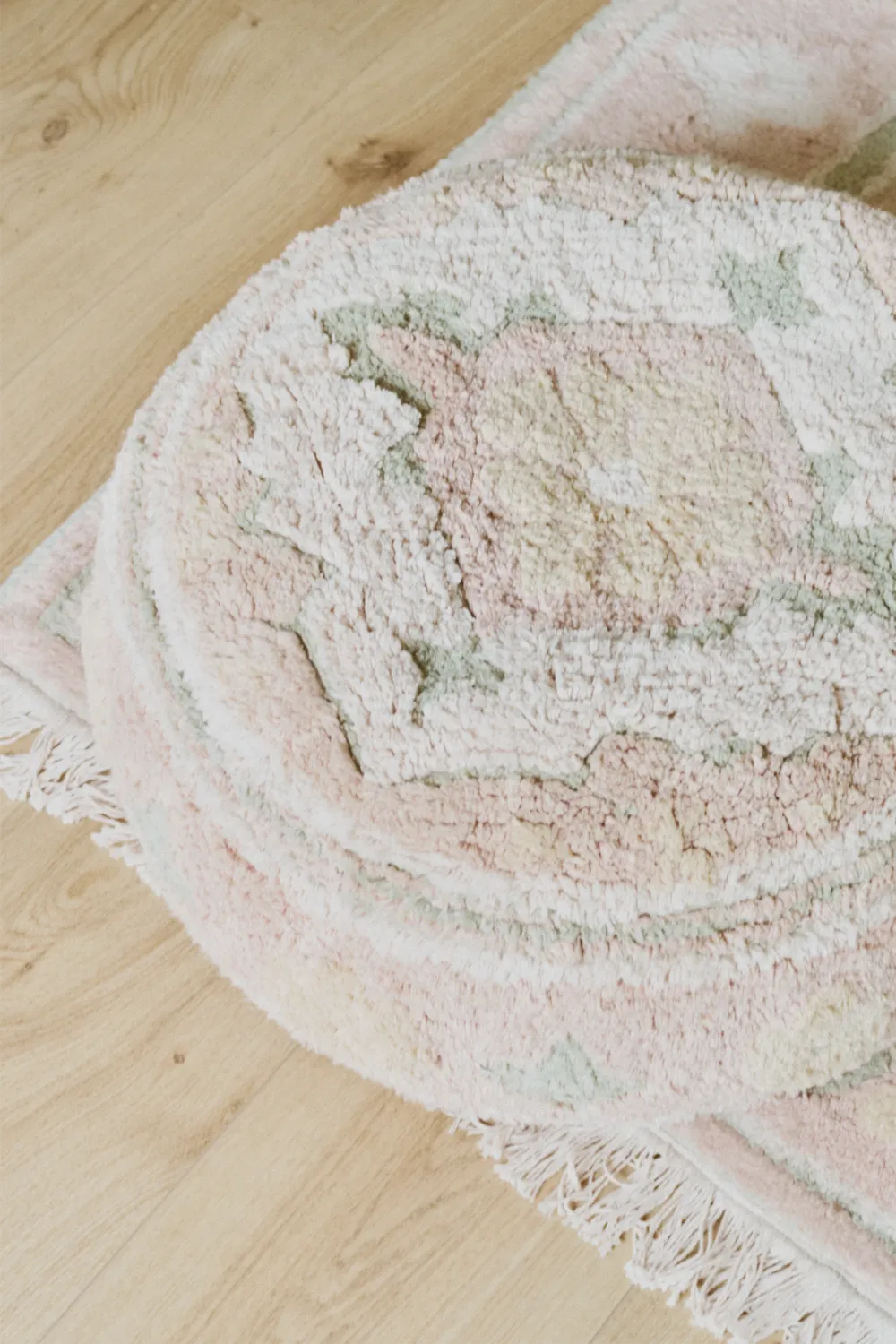 Lorena Canals Persian Pink Pouf 45x20 cm Baumwolle Sitzpouf