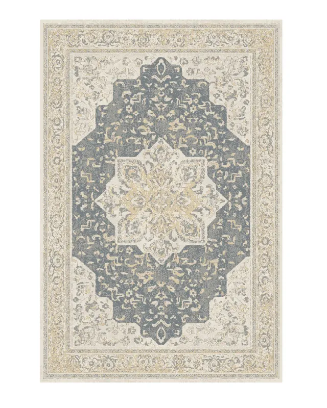 HC Interior Rugs Empire 46803-GB500 Teppich Beige-Blau 160x230