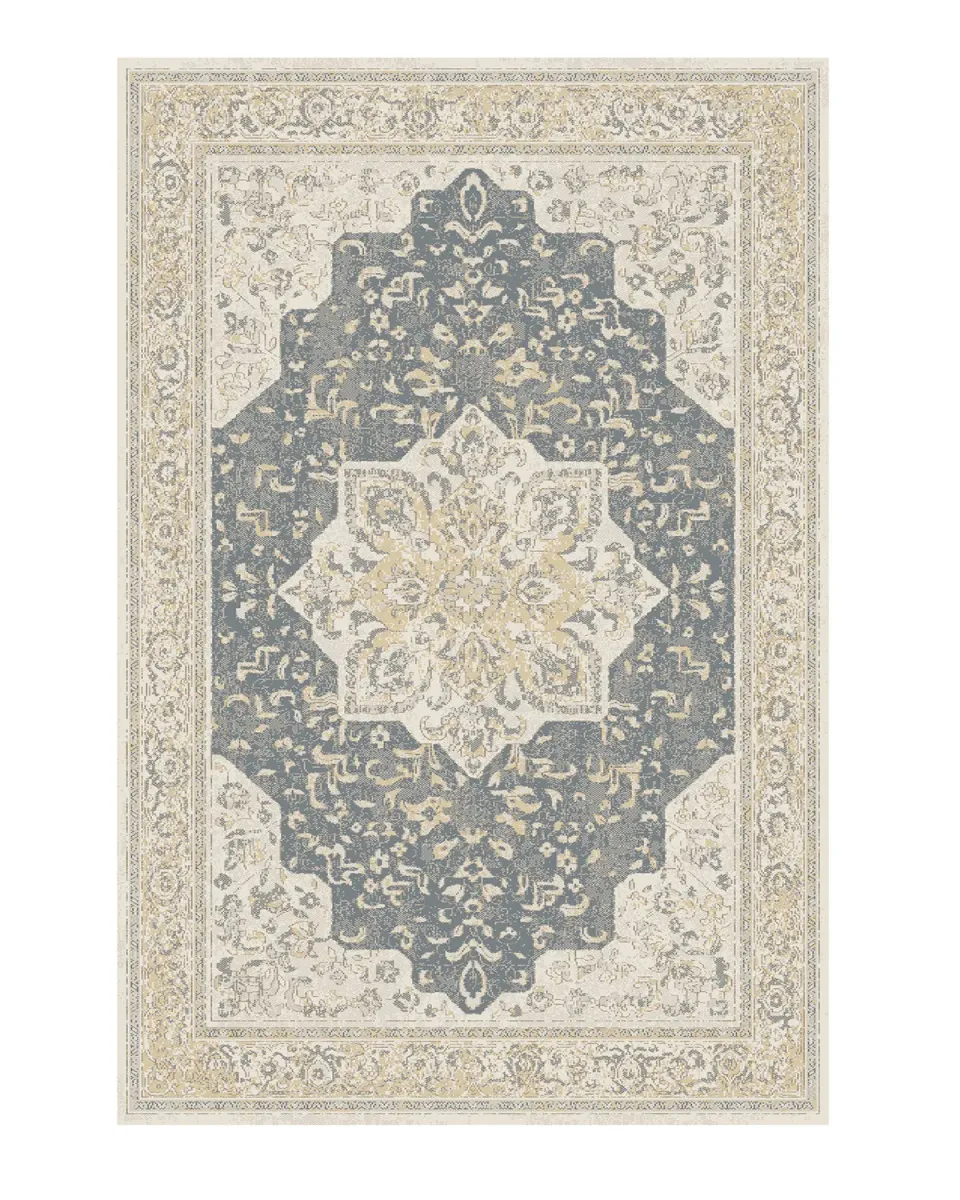 HC Interior Rugs Empire 46803-GB500 Teppich Beige-Blau 160x230
