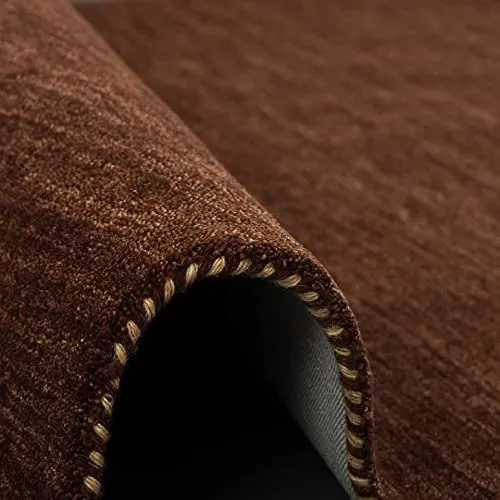THEKO Indo Gabbeh Ella Teppich 140x200 Braun Schurwolle